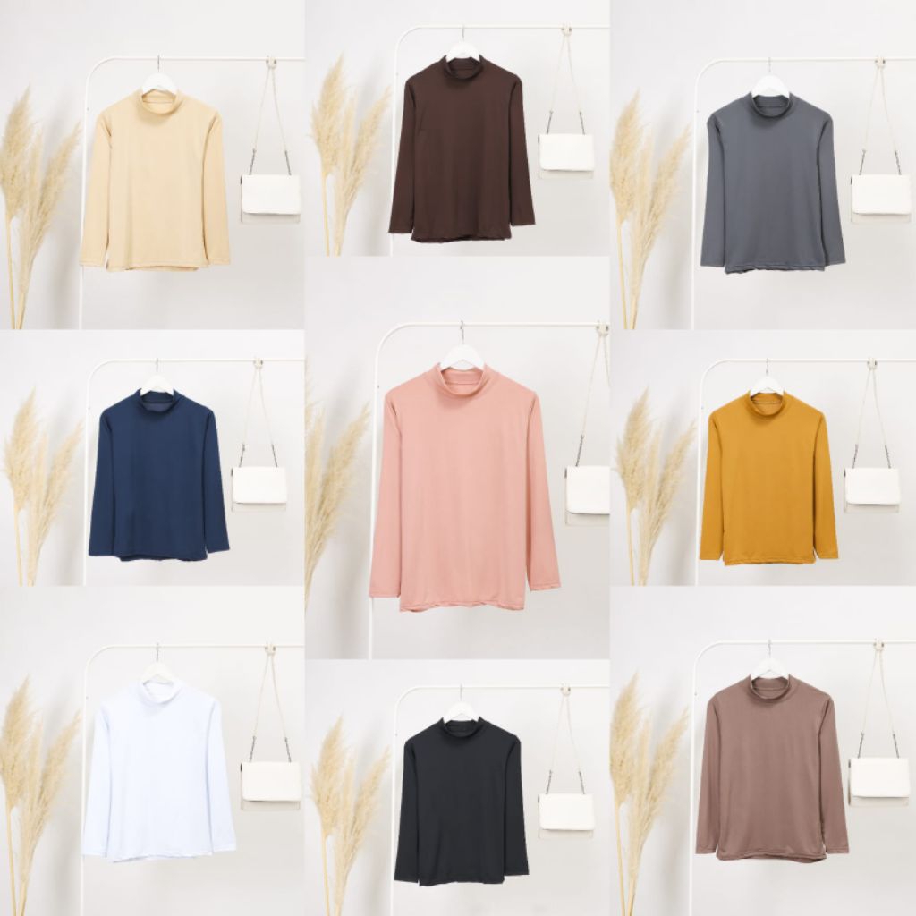 BAJUMI CLOTHING | MANSET PANJANG WANITA DAPAT 2 PCS