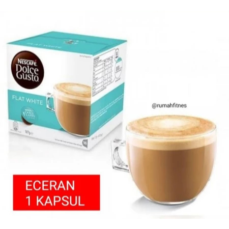 

SUPER AMPUH Kapsul kopi Nescafe Dolce Gusto FLAT WHITE eceran