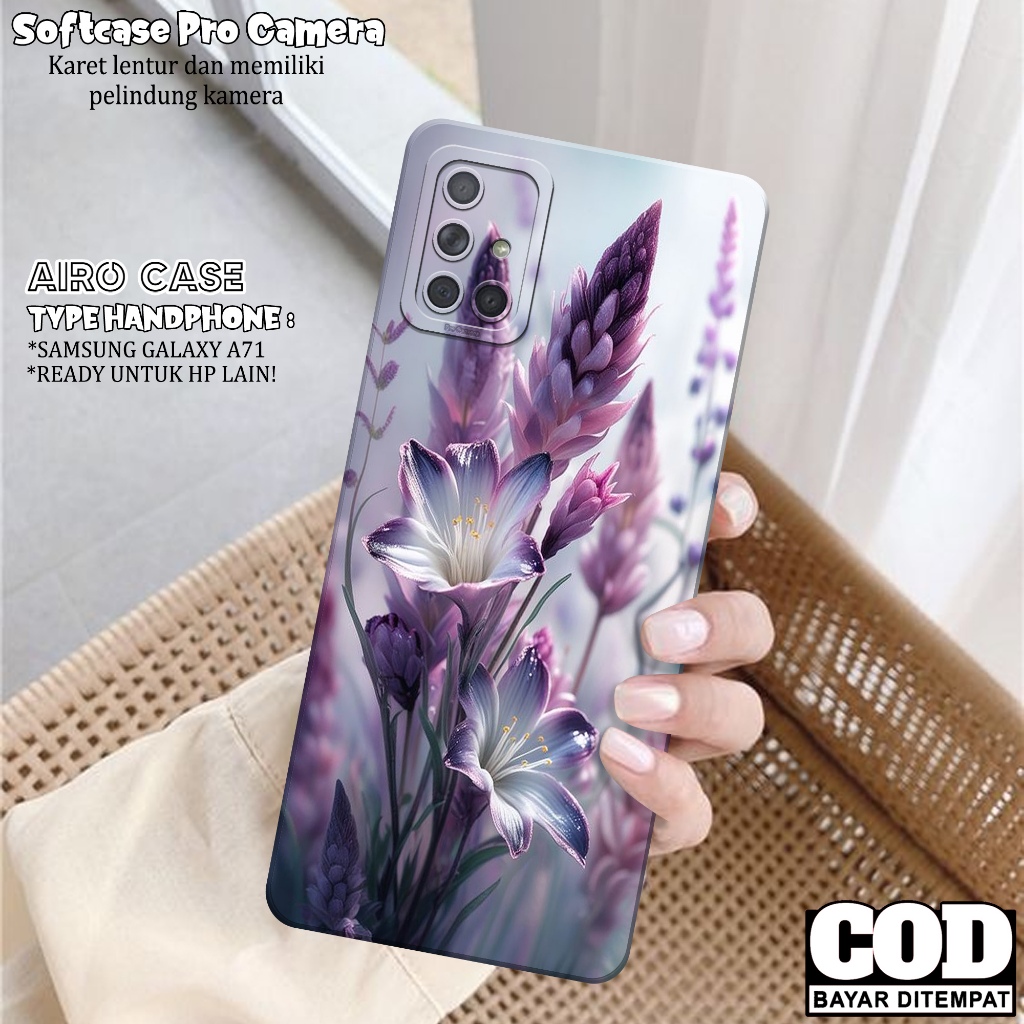 Case SAMSUNG GALAXY A71 - Fashion Case BUNGA - Softcase SAMSUNG GALAXY A71 - Case Pro Camera - Casin
