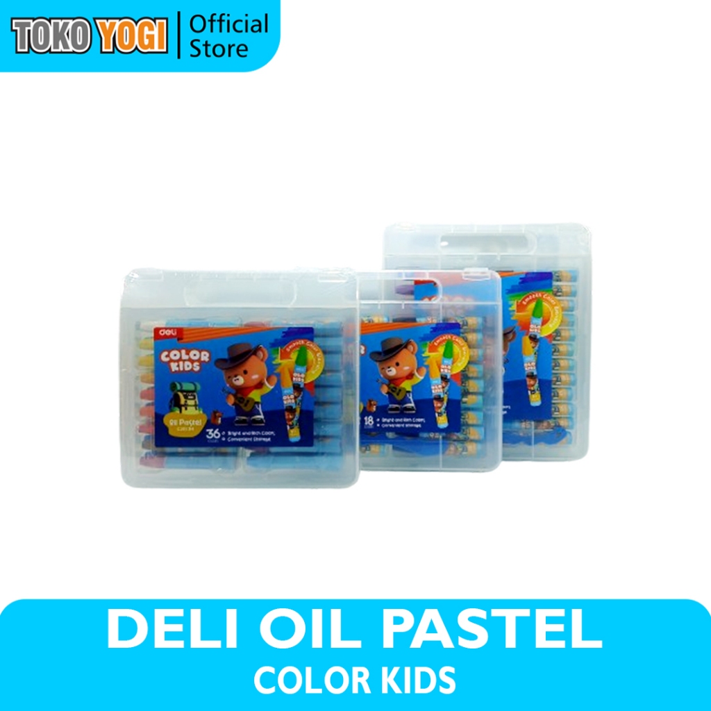

DELI OIL PASTEL COLOR KIDS C201 14 || C201 24 || C201 36 || CRAYON