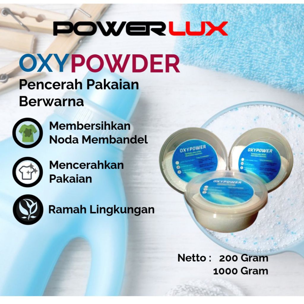 Oxy Powder Powerlux - Oxy Powder 1Kg - Oxy Powder