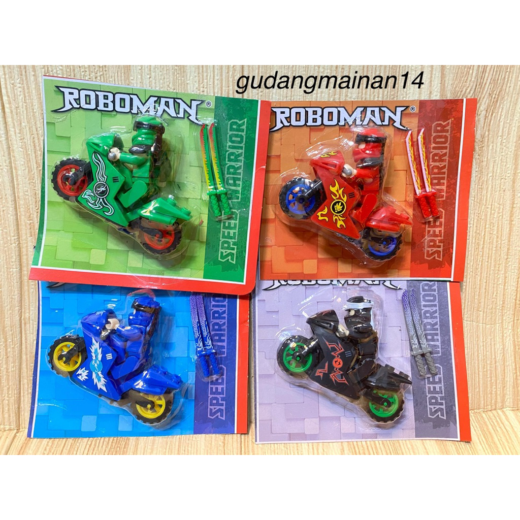 4pc Roboman Fancy Super Ninja Plus Motor