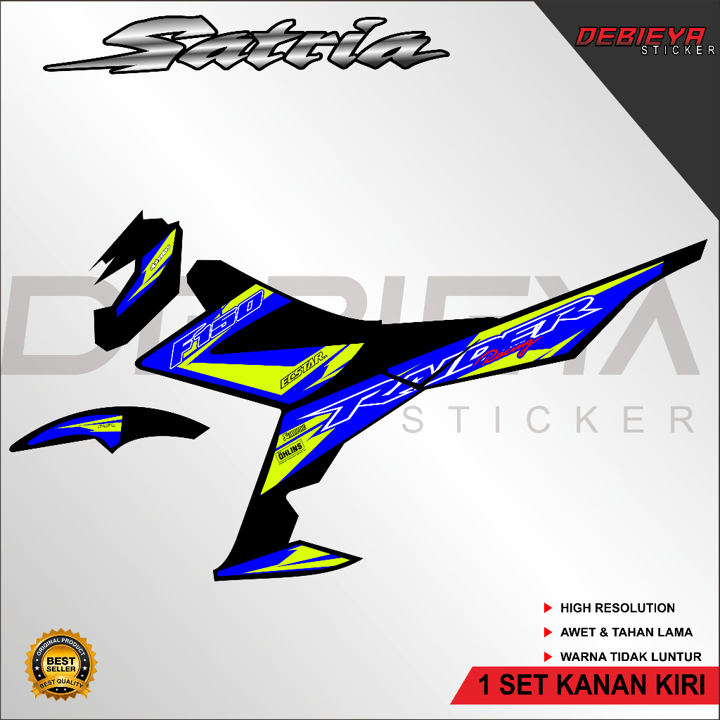 STRIPING VARIASI SATRIA FU FI KEREN