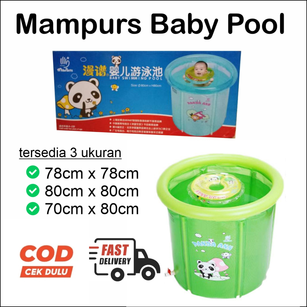 mampurs premium baby pool cuci gudang barang baru