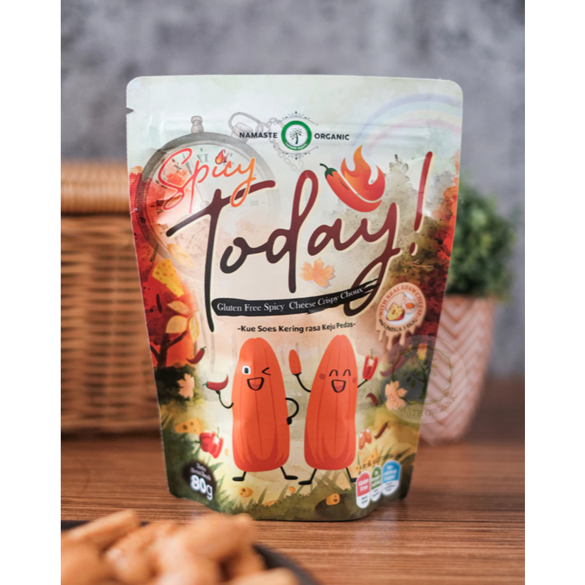 

Today Gluten Free Spicy Cheese Crispy Choux | Namaste Organic | 80 gr