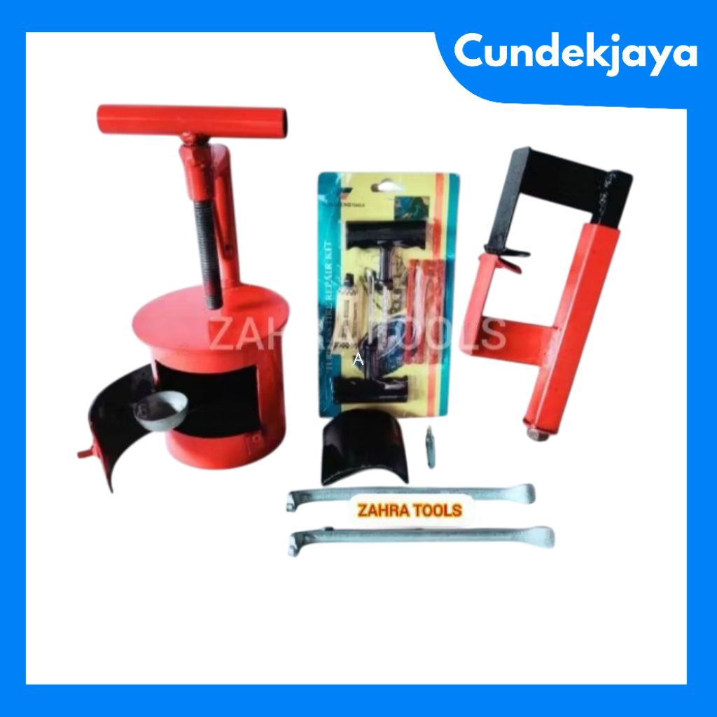 Alat tambal ban bakar manual sepeda motor sepaket tambal ban bakar +press bann pintu berkualitas mur