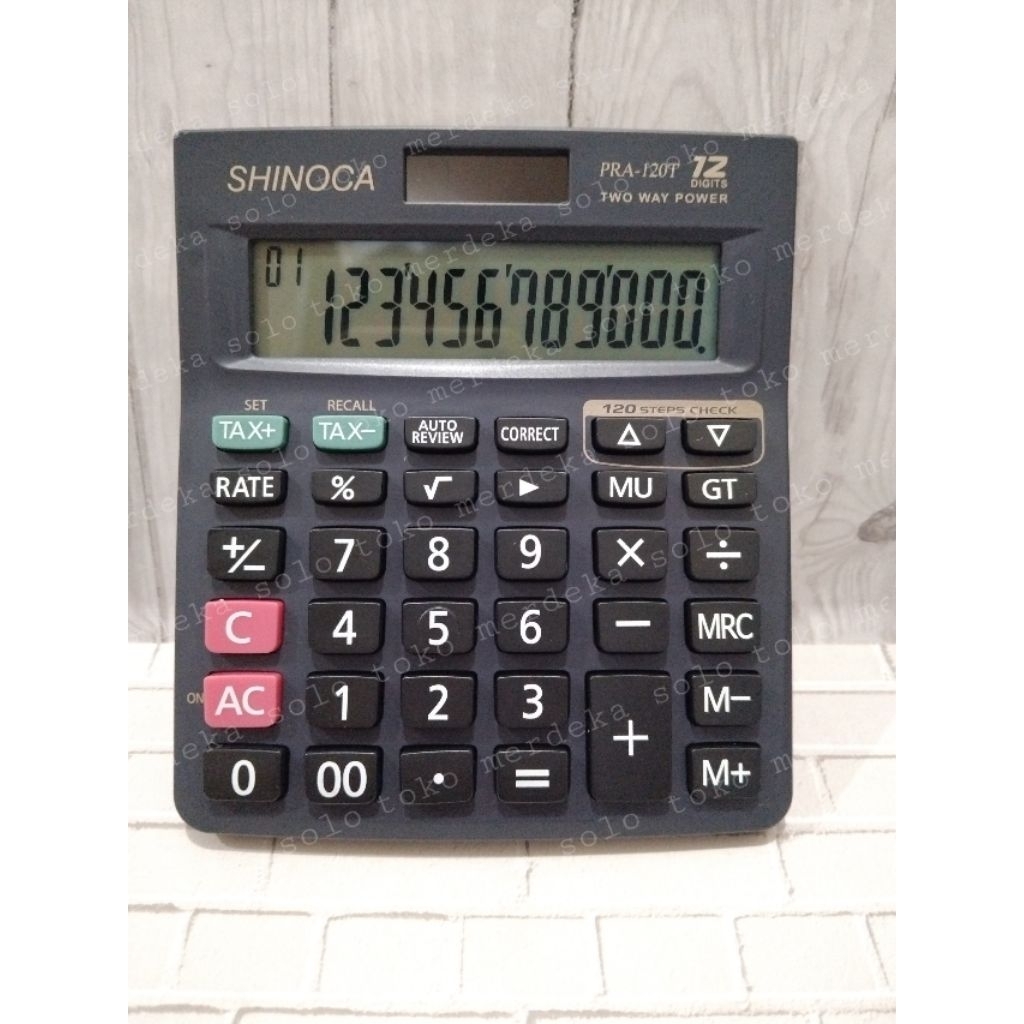 

Kalkulator Shinoca PRA-120T