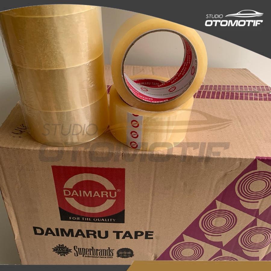

Daimaru Lakban Bening OPP Tape Isolasi 48 mm x 65 Yard 1 Pcs