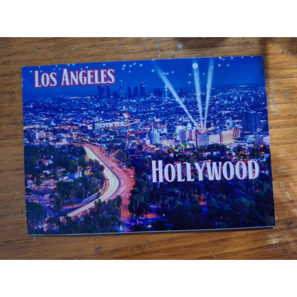 

Kartu pos hollywood los angeles/usa postcard