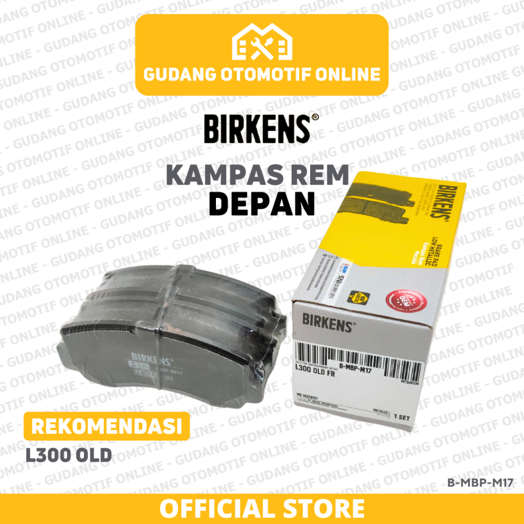 Kampas Rem Depan L300 L 300 Old Birkens Original –  Brake Pad