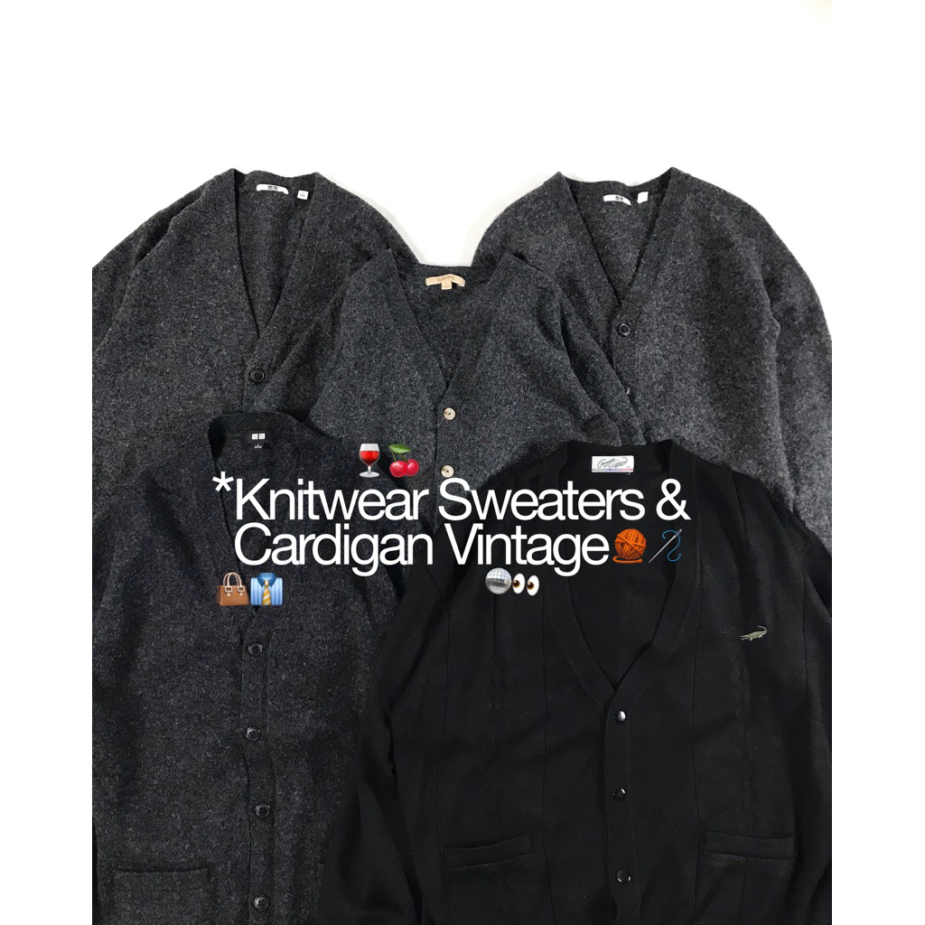 Knitwear Vintage Sweaters // Cardigan Vintage // Cardigan // Knitwear Pattern // Knitwear Rajut
