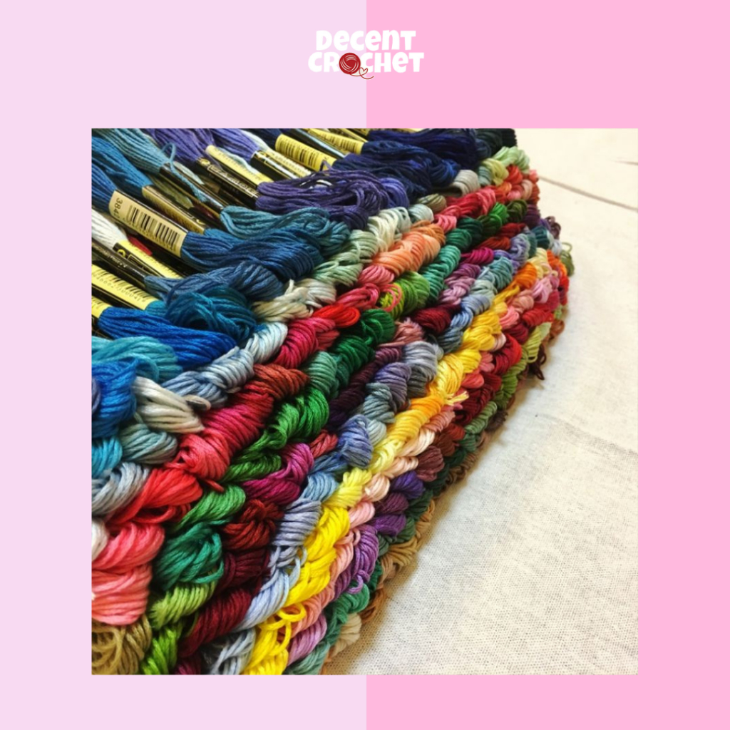 Decent Crochet - Paket Benang Sulam 447 Warna Embroidery Thread