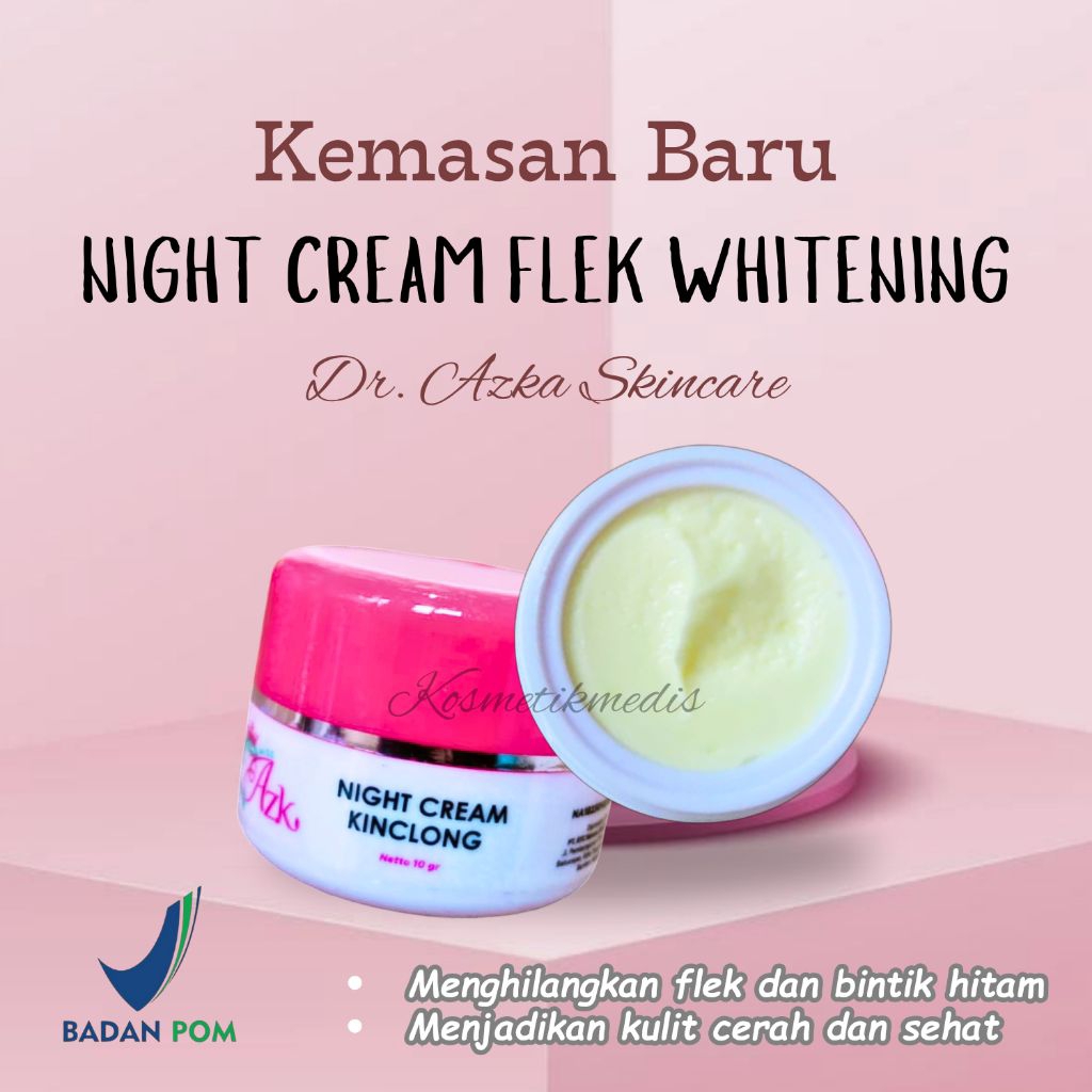 CREAM MALAM NIGHT FLEK DR. AZKA SKINCARE