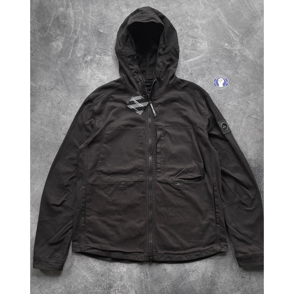 Ready stok Marshall Artist Battaglia cotton overshirt Hood jacket Black Original100%