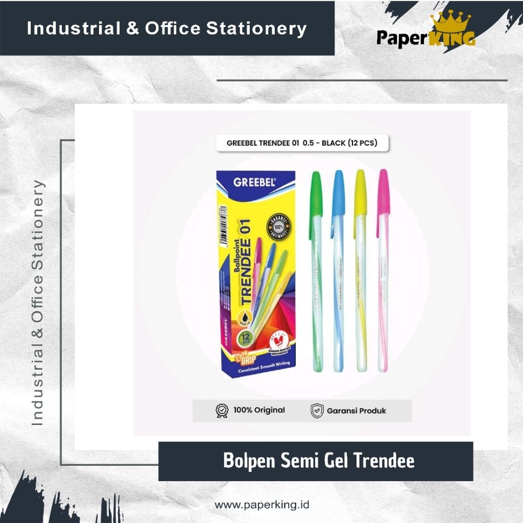

Bolpen semi Gel Trendee