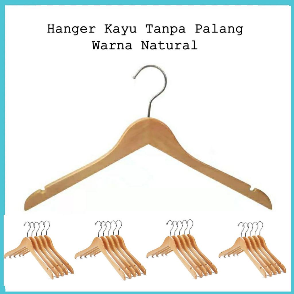 Hanger Kayu Dewasa (Wood) Hanger Butik Estetik