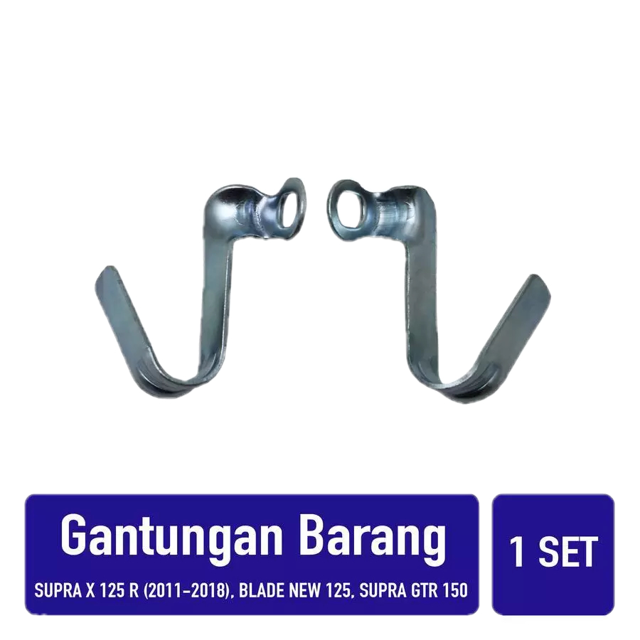 [RNDM] GANTUNGAN / CANTOLAN / CANTELAN / KAITAN / HOOK BARANG MOTOR KIRI KANAN SEPASANG HONDA SUPRA 