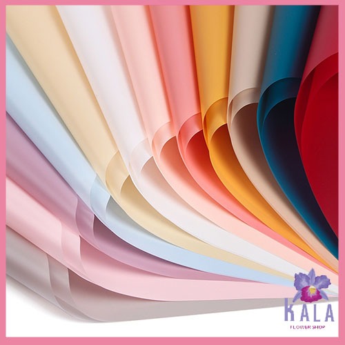 

20 Lembar Flower Wrapping Paper Varian Polos Plain Kertas Buket Bunga Varian Polos KB6008
