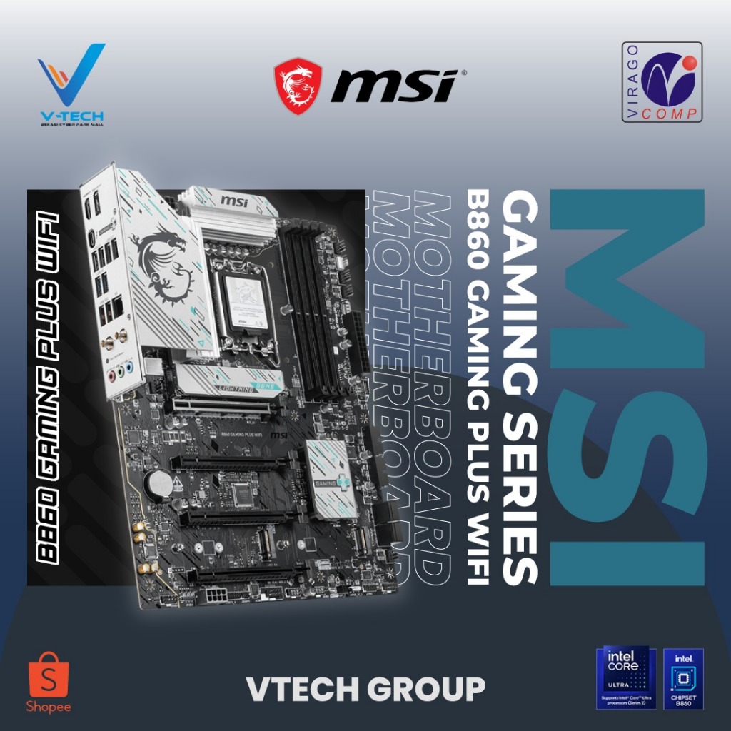 MOTHERBOARD MSI GAMING SERIES B860 GAMING PLUS WIFI