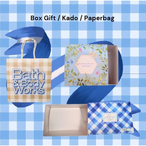 

Bath And Body Works Box Gift / Kado / Kotak Hadiah / Paperbag Sedang (HARUS DISERTAI DENGAN PEMBELIAN PRODUK BBW !!)