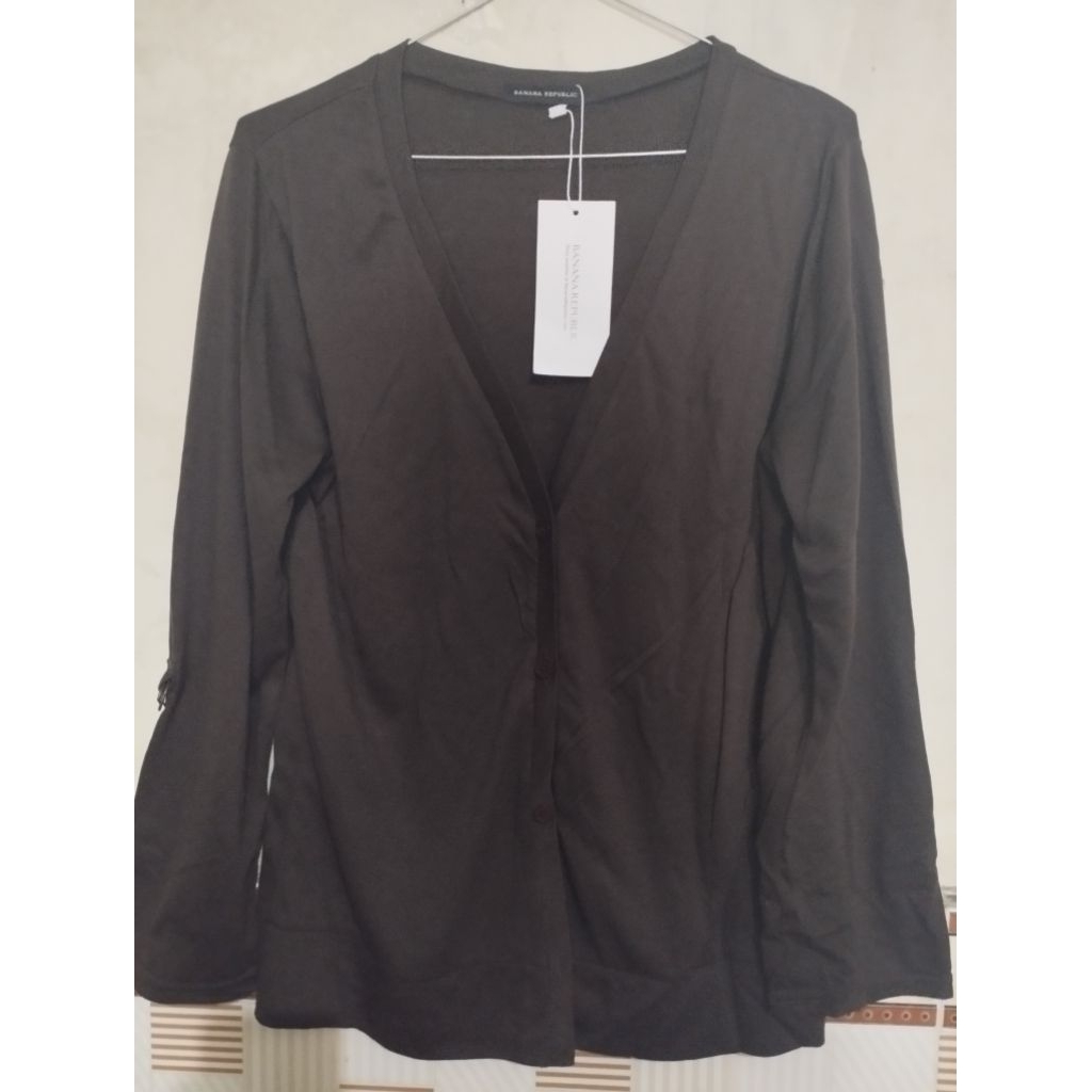 kaos lengan panjang Banana Republic NEW