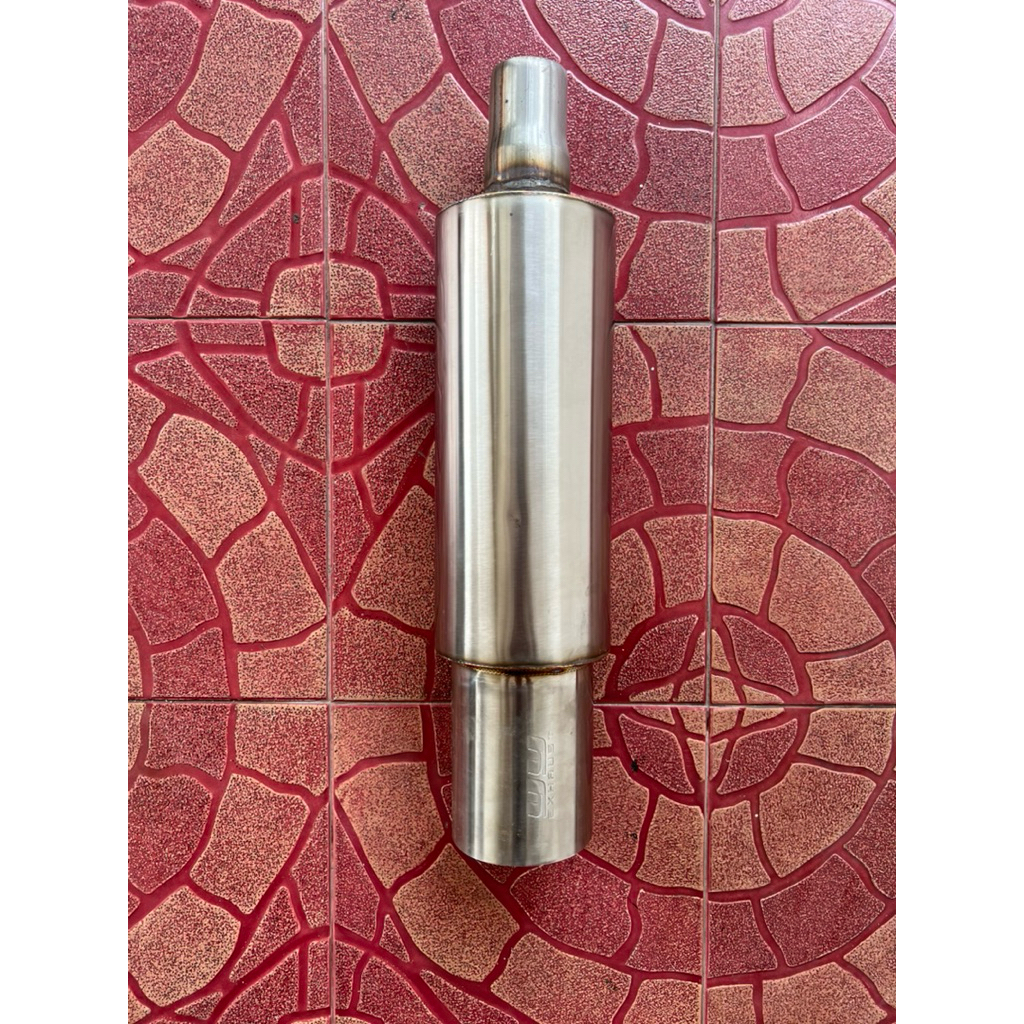 Muffler Hi-Flow Pro Straight YY Exhaust Universall All Car 1000-2000cc.