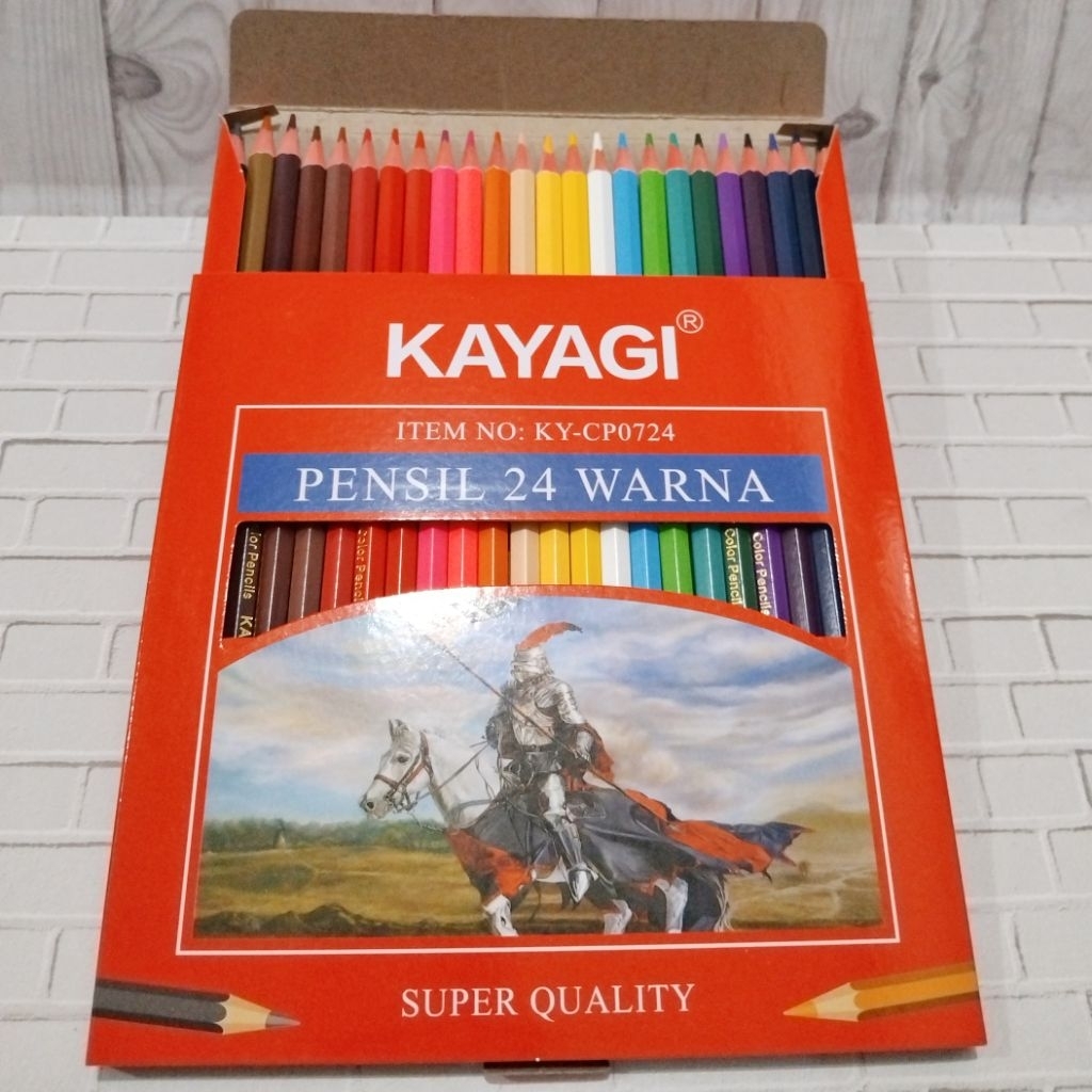 

Pulas / Pensil Warna 24warna Panjang