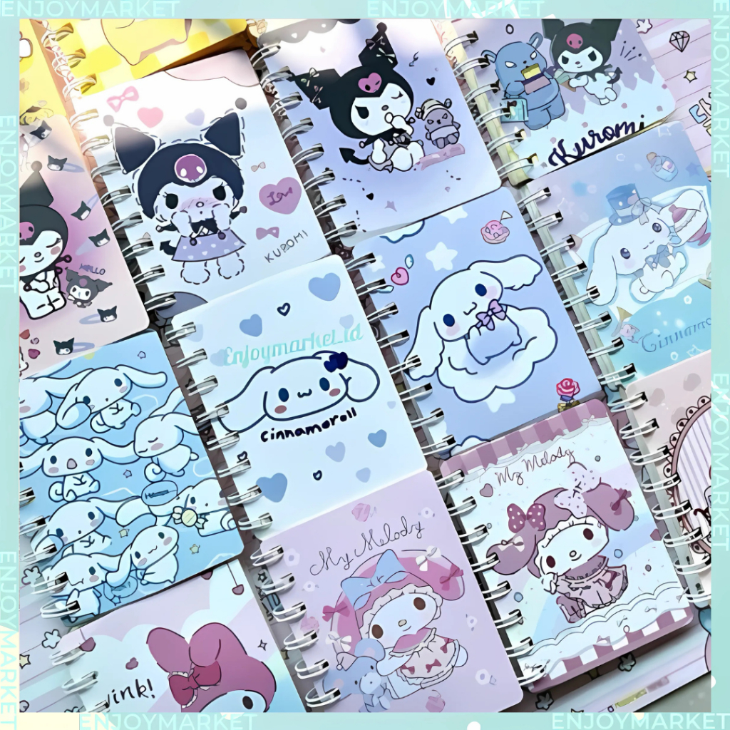 

Notebook Mini Edisi Sanrio Characters Buku Jurnal Notepad Aesthetic
