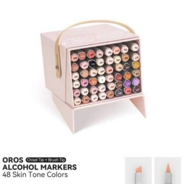 

ARRTX Oros Brush Marker Skin Tone 48 Colors Alcohol Markers