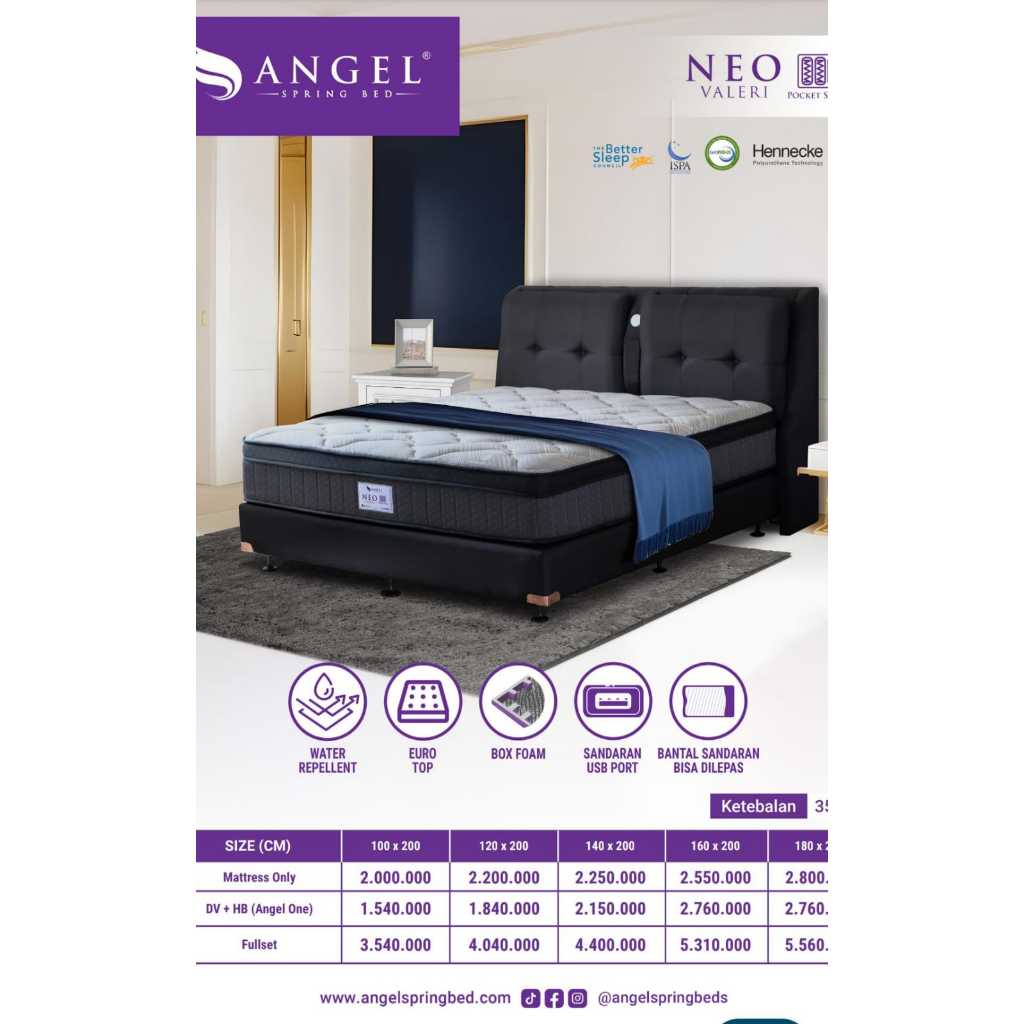 Spring Bed Angel Neo Valeri Pocket S