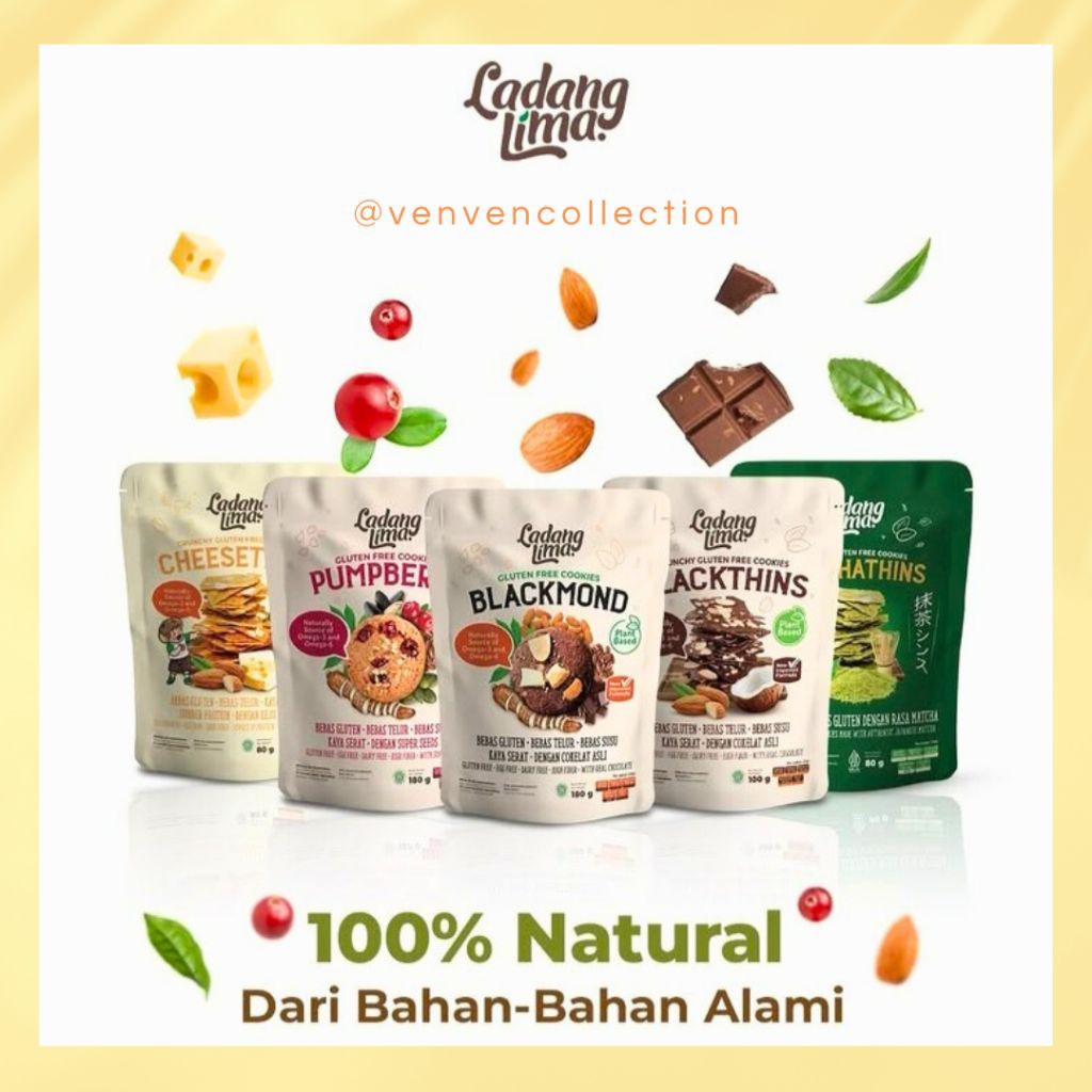 

Cemilan Sehat Blackthins dan Cheesethins Cookies Gluten Free Ladang Lima