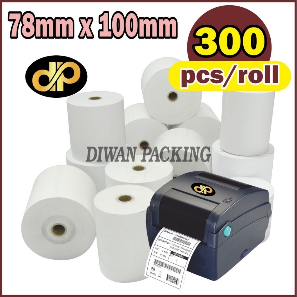 

LABEL THERMAL 78X100 / 80X100 ISI 300PCS