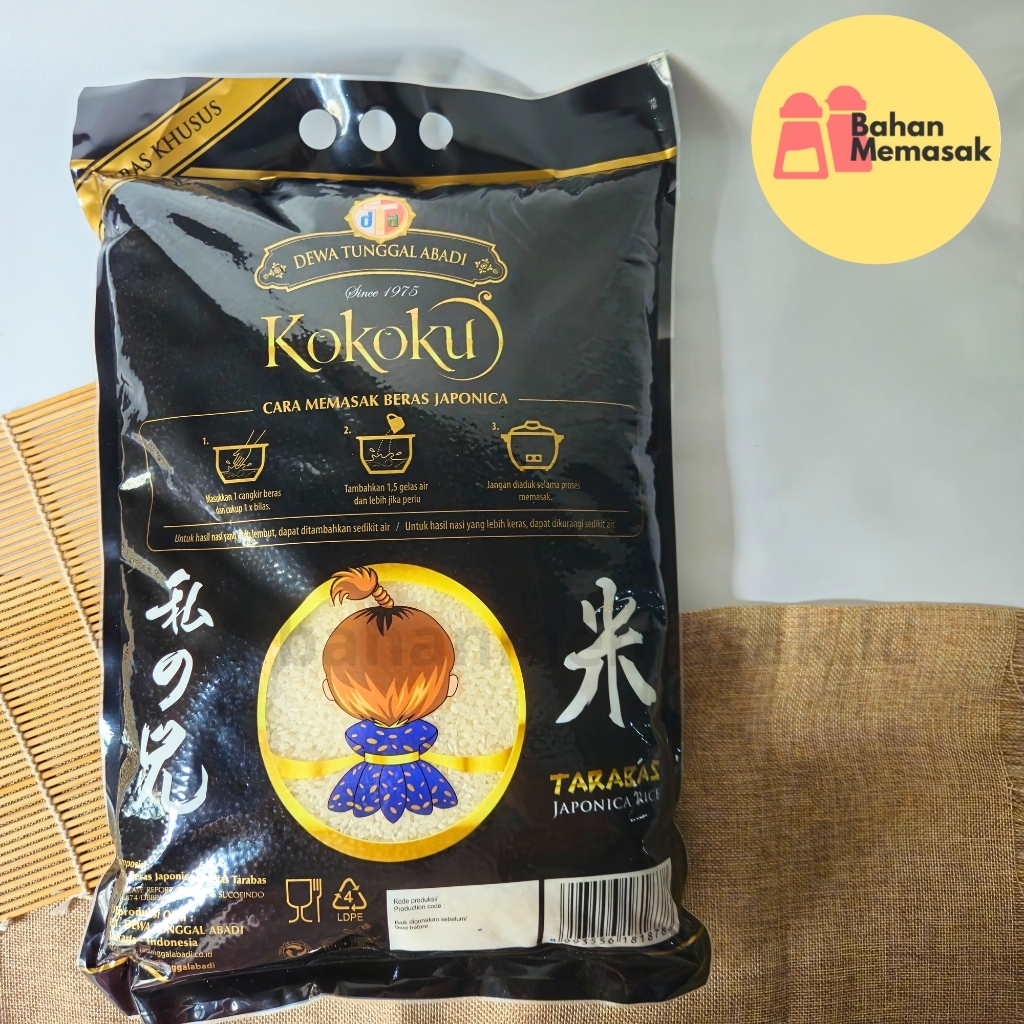 

Beras Japonica untuk Sushi Gimbap Repack 1 Kg