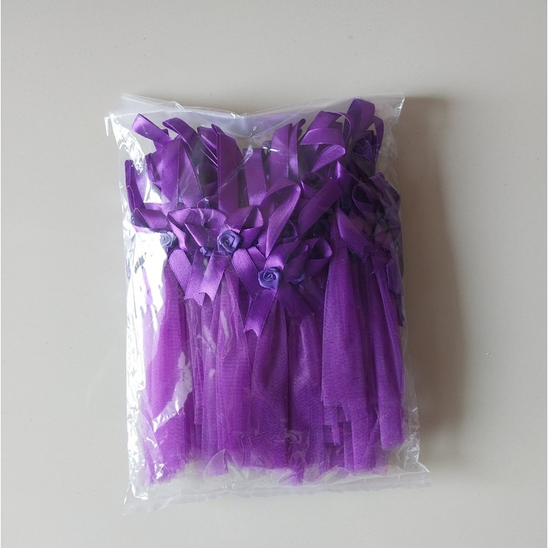 TEMPAT TELUR AQIQAH TILE UNGU/ KEMBANG TELUR AQIQAH TILE/ KANTONG TELUR TILE