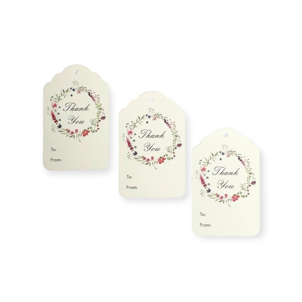 

25 Pcs Hang Tag Thank You