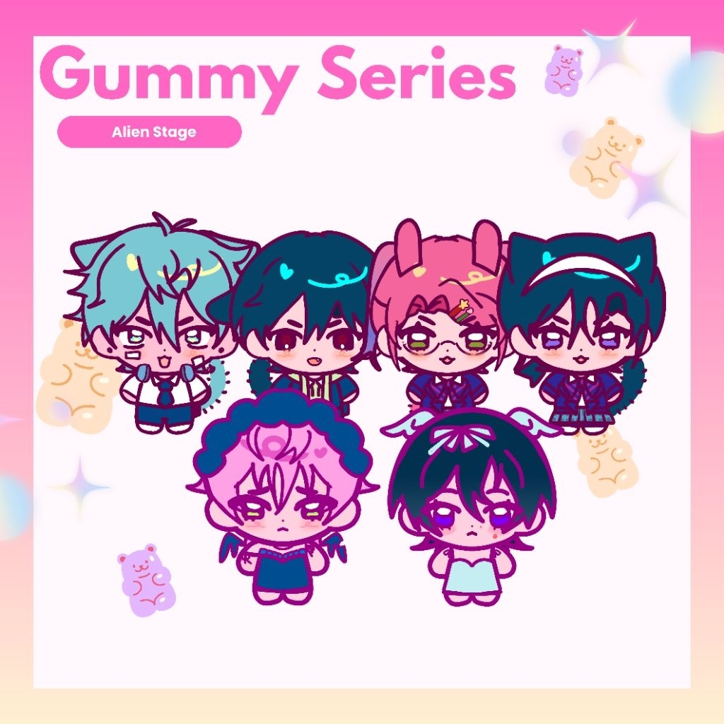 

GUMMY SERIES ♡ |ALIEN STAGE|ALNST STICKERS