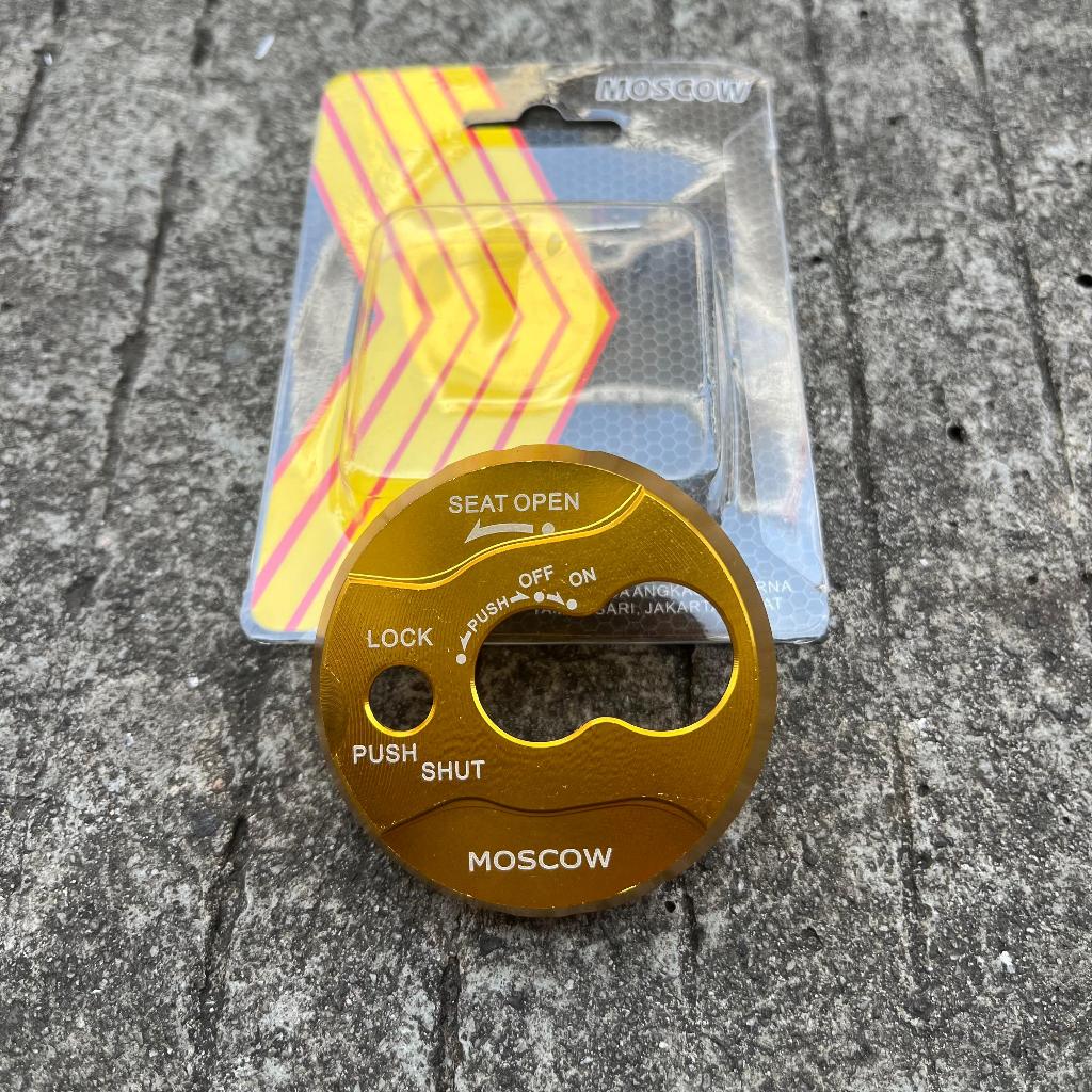 COVER TUTUP KUNCI KONTAK YAMAHA NMAX MIO FINO FI XRIDE SOUL GT IMPORT POLOS ORIGINAL MOSCOW PREMIUM 