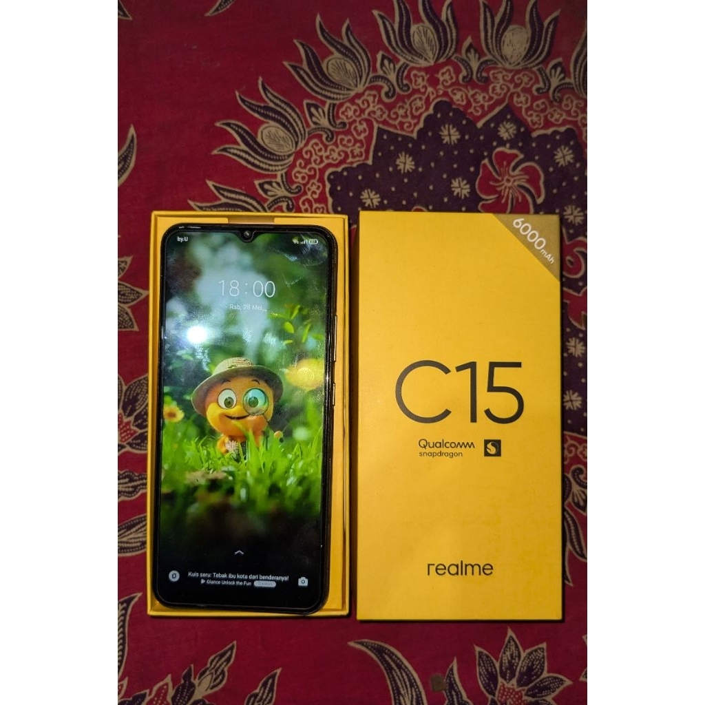 Realme c15 second/bekas