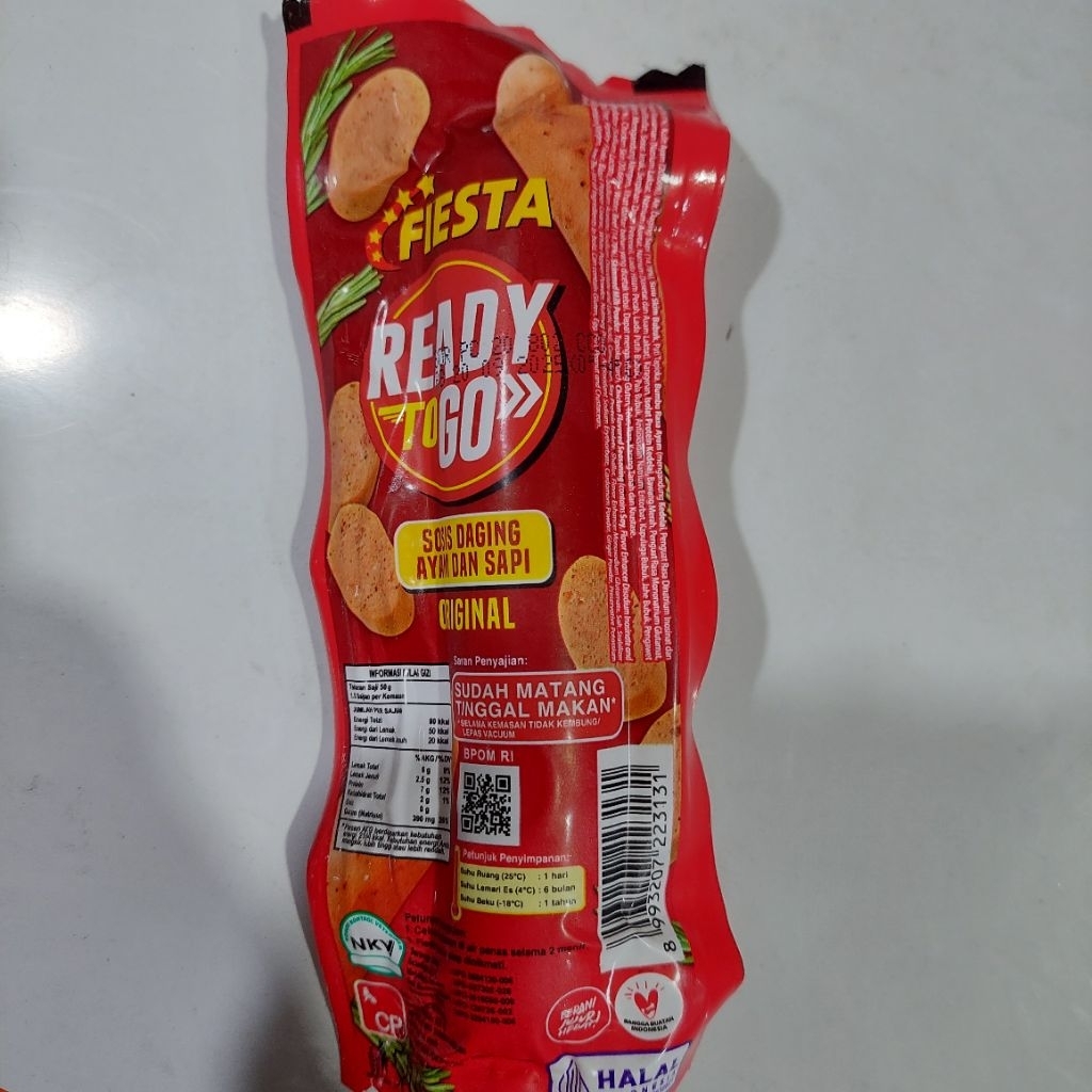 

Sosis fiesta/sosis siap makan/fiesta sosis original