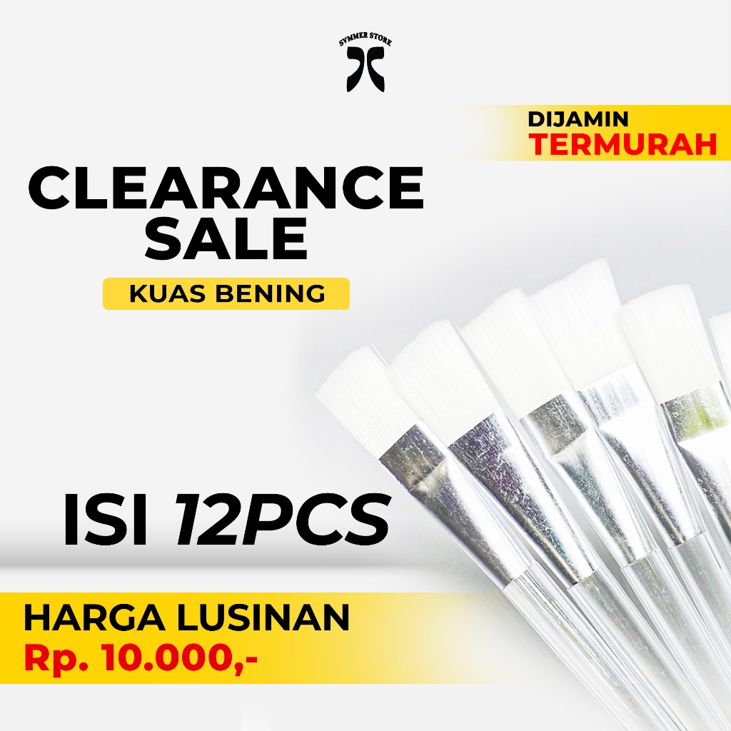 

GROSIR Kuas Masker Gagang Bening original Dan Putih Brush Wajah Make Up Kuas Masker DIY Bulu Lembut Import