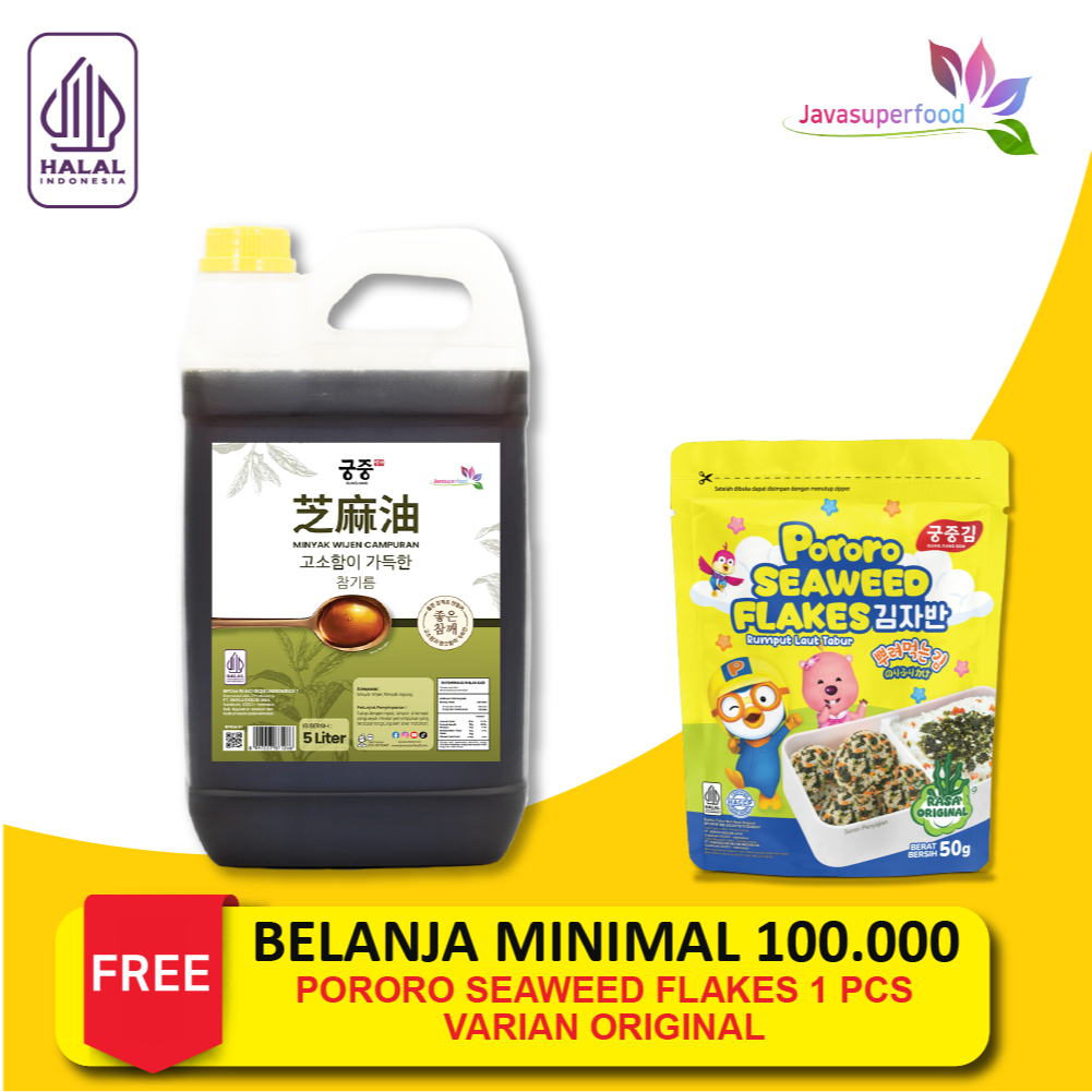 

MINYAK WIJEN JAVA SUPER FOOD 5 LT / SESAME OIL JAPAN