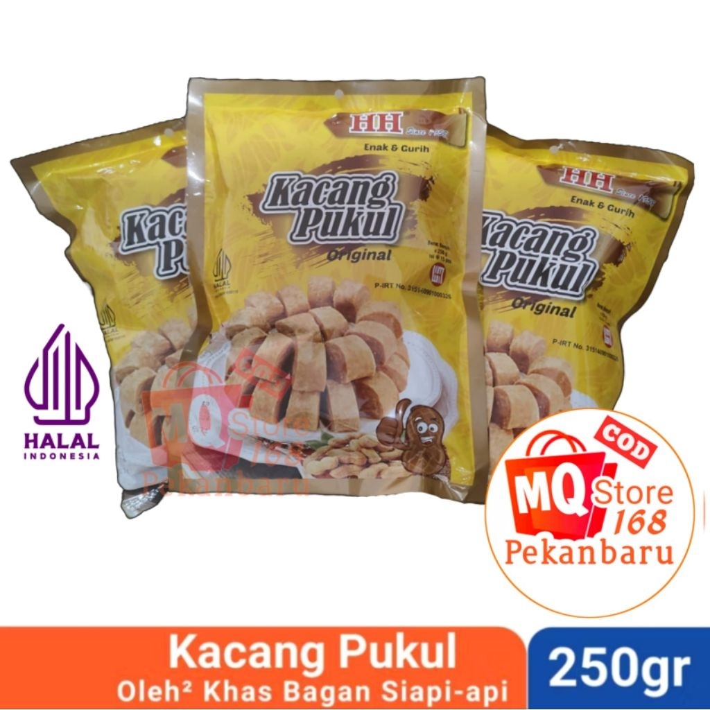 

kacang Pukul HH - Khas Bagan Siapi-api 250gr - Enak dan Renyah