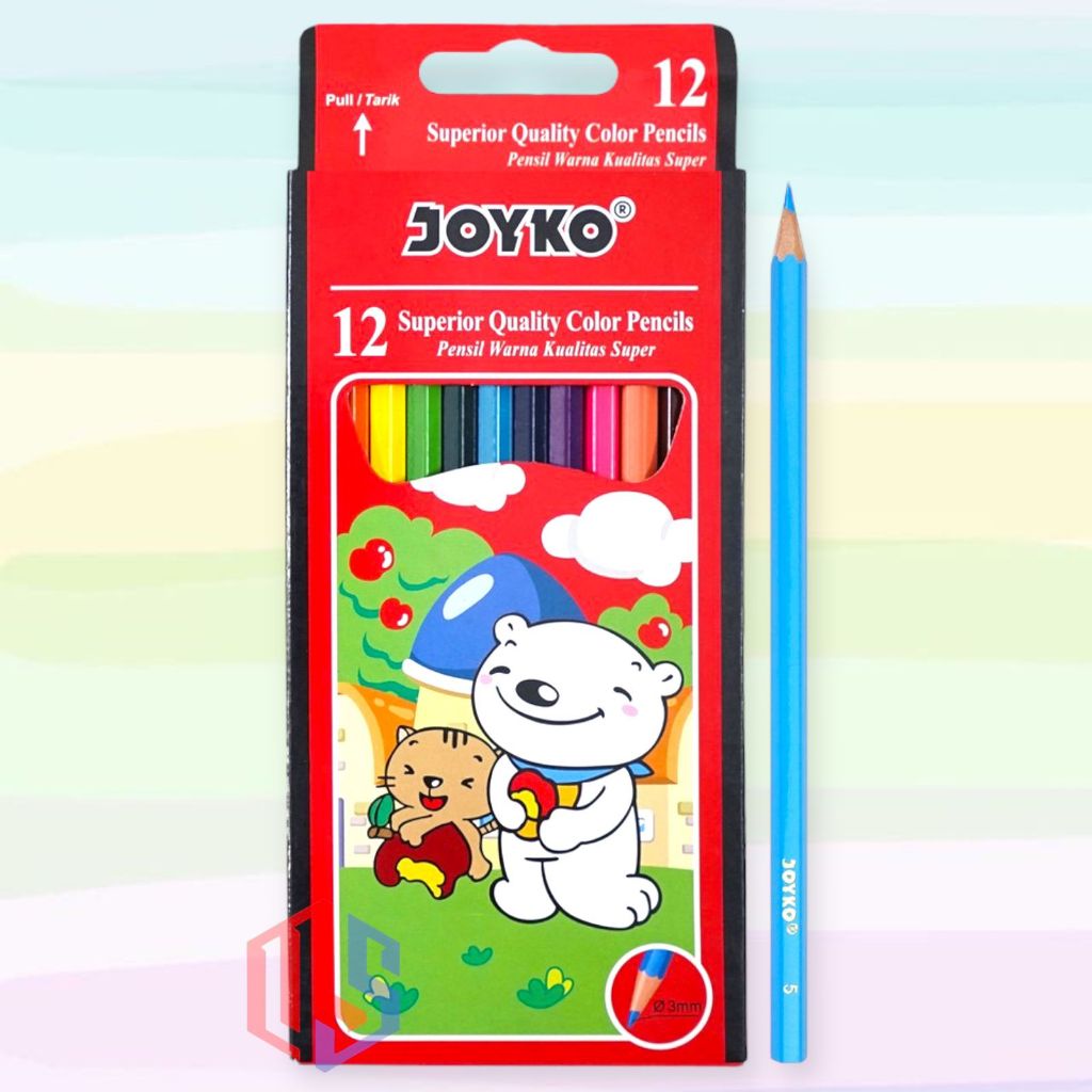 

Pensil Warna Joyko Panjang 12 Warna CP-12PB