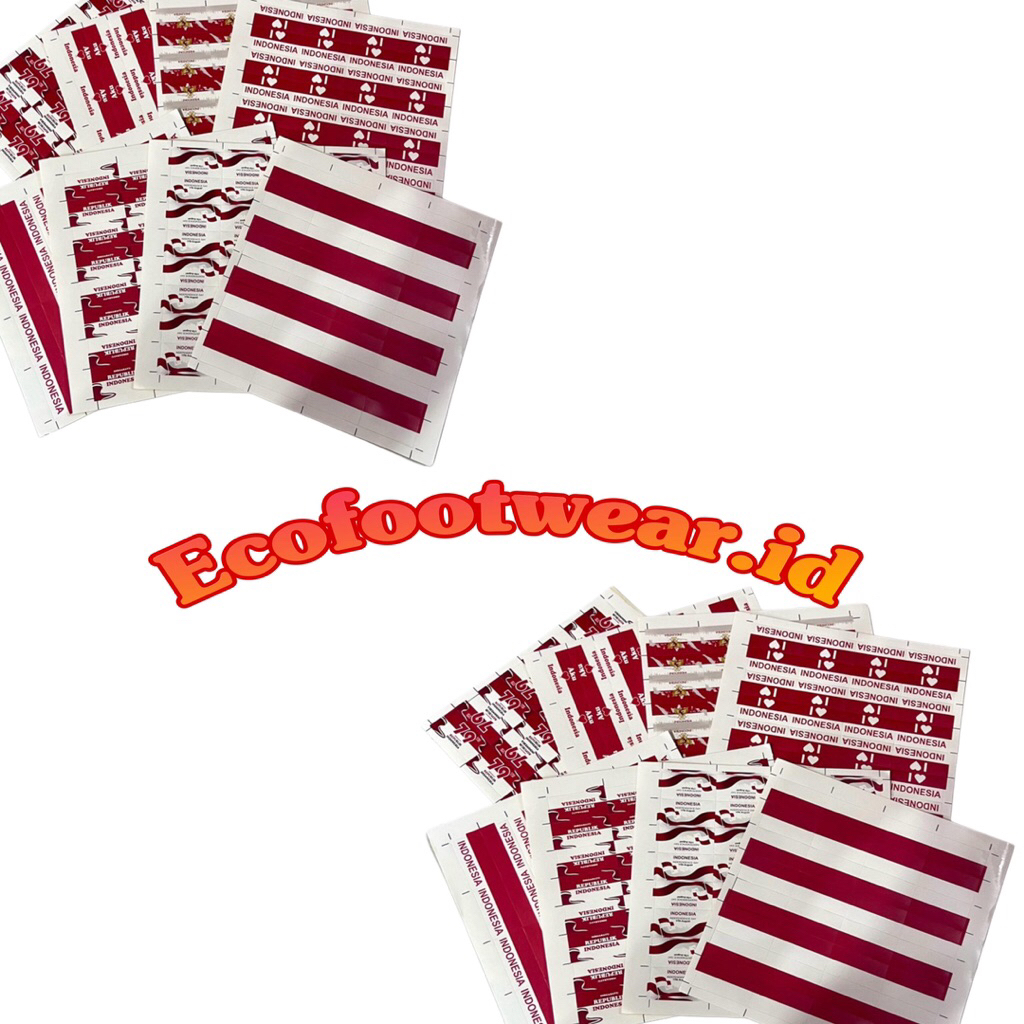 

Sticker bendera merah putih sticker 17 agustus DIRGAHAYU RI sticker indonesia sticker pipi indonesia ecofootwear.id
