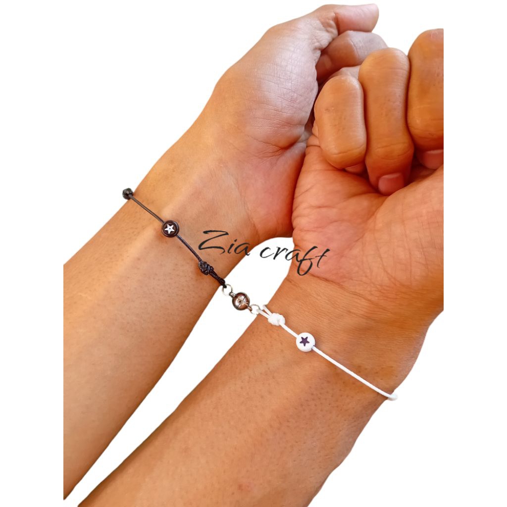 2pcs gelang couple / gelang couple yang lagi viral / gelang couple starboy / gelang couple