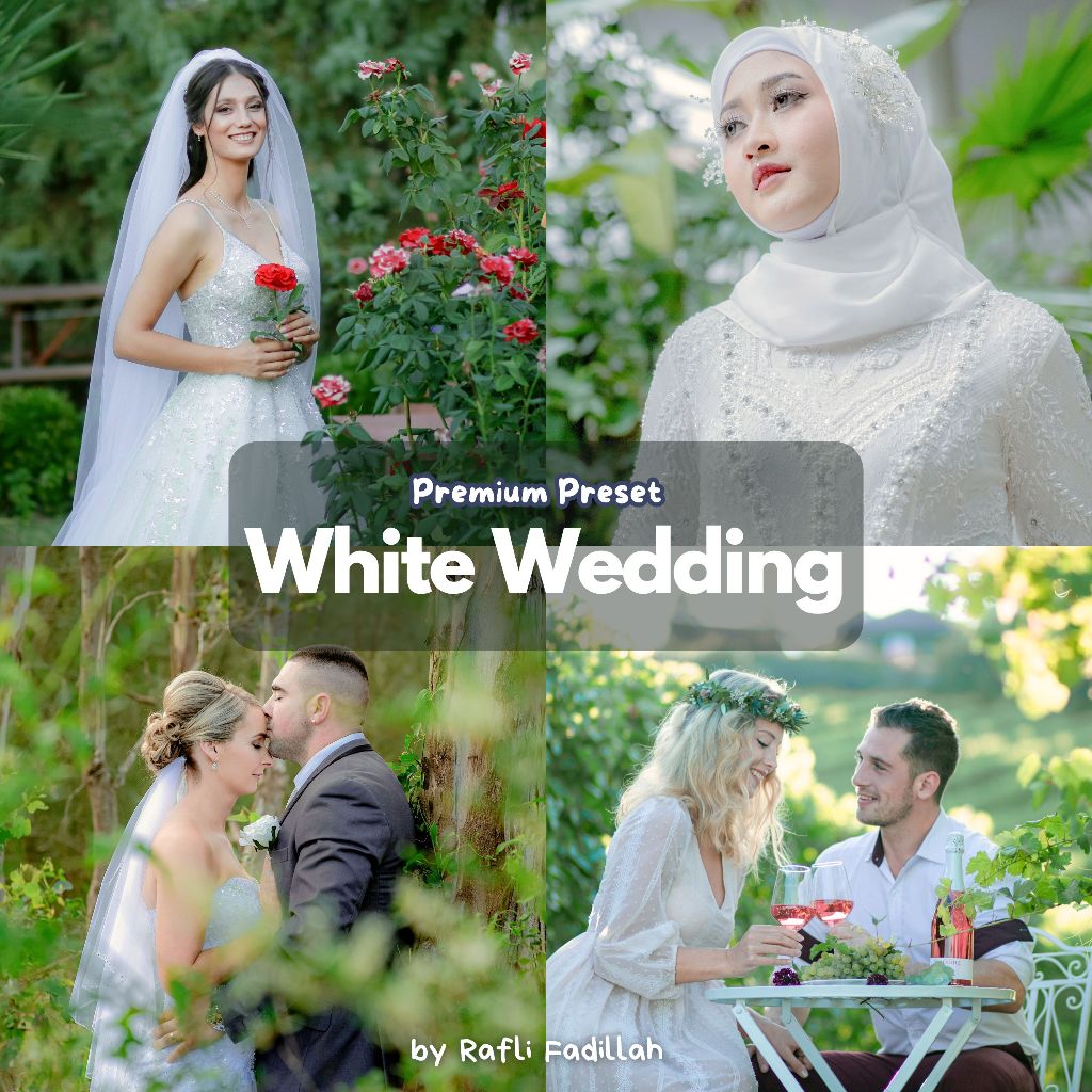 Preset Lightroom Premium Murah - White Wedding