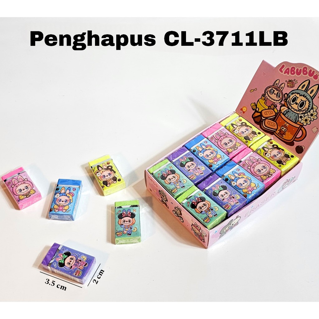 

(1pc) hapusan anak lucu PENGHAPUS /STIP ERASER MURAH OBRAL LABUBU