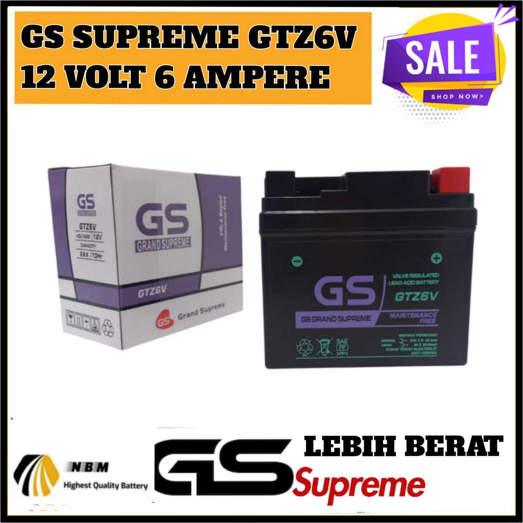 Aki Motor Honda CBR 150 GS Supreme Aki Kering Langsung Pasang