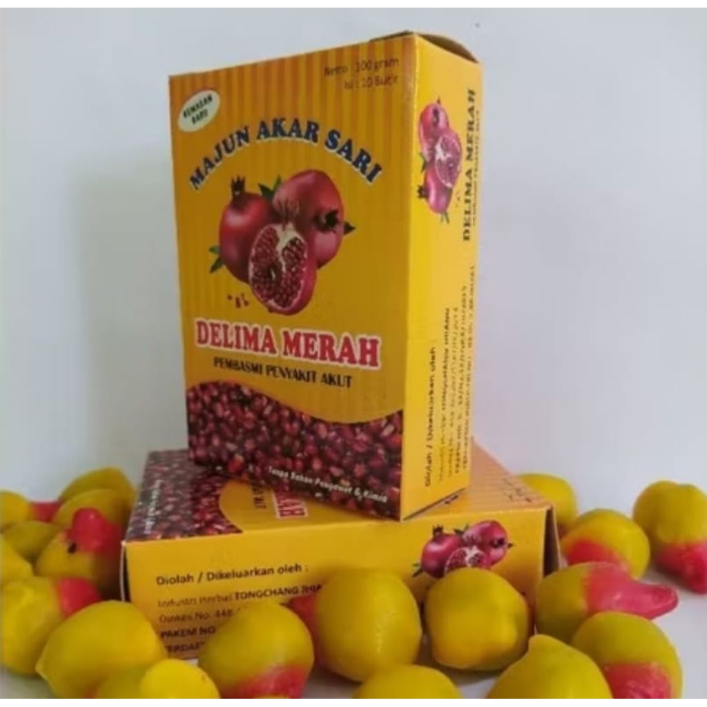 Majun Akar Sari Delima Merah Obat Herbal Nyeri Sendi Asam Urat/Rematik