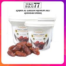 

Kurma Al Qaseem Premium Asli Kemasan EMBER / Kurma Al Qaseem Halal